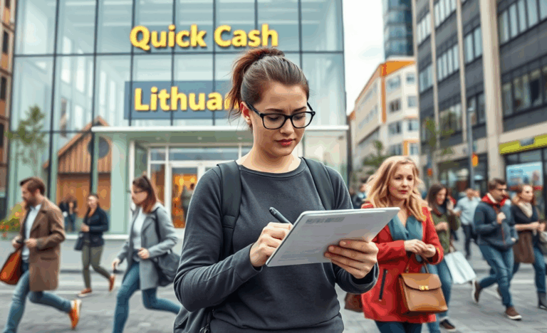 Vaizdas rodantis žmogų, gaunantį pinigus su minimaliu dokumentų skaičiumi.