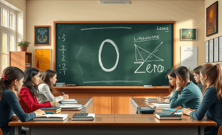 Vizualinis atvaizdas, perteikiantis skaitmens nulio filosofinę reikšmę.