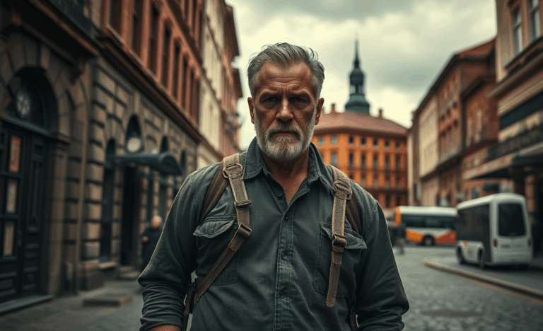 Plakatas filmo 'Niekas' su Hutch Mansell ir netikėtais posūkiais