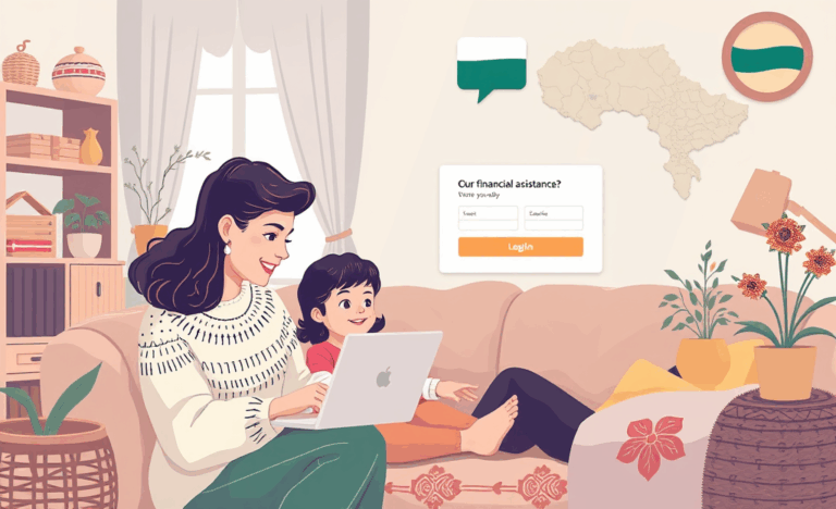 Socialinės paramos patvirtinimas internetu