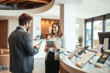 Industra Banko logotipas su kredito gautomis galimybėmis