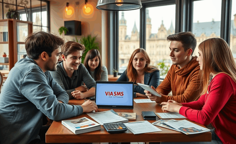 Asmuo pildo kredito paraišką per VIA SMS grupės svetainę.