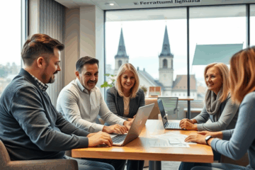 Vaizdas rodantis žmogų pildantį paskolos paraišką Ferratum Lietuva