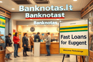 Vaizdas, vaizduojantis skubią pinigų pagalbą Banknotas.lt paslaugomis.